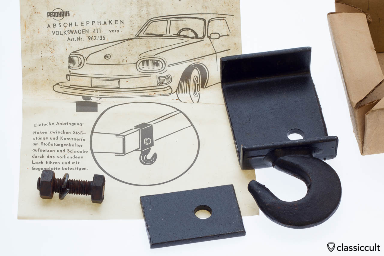 Volkswagen 411 Perohaus Tow Hook