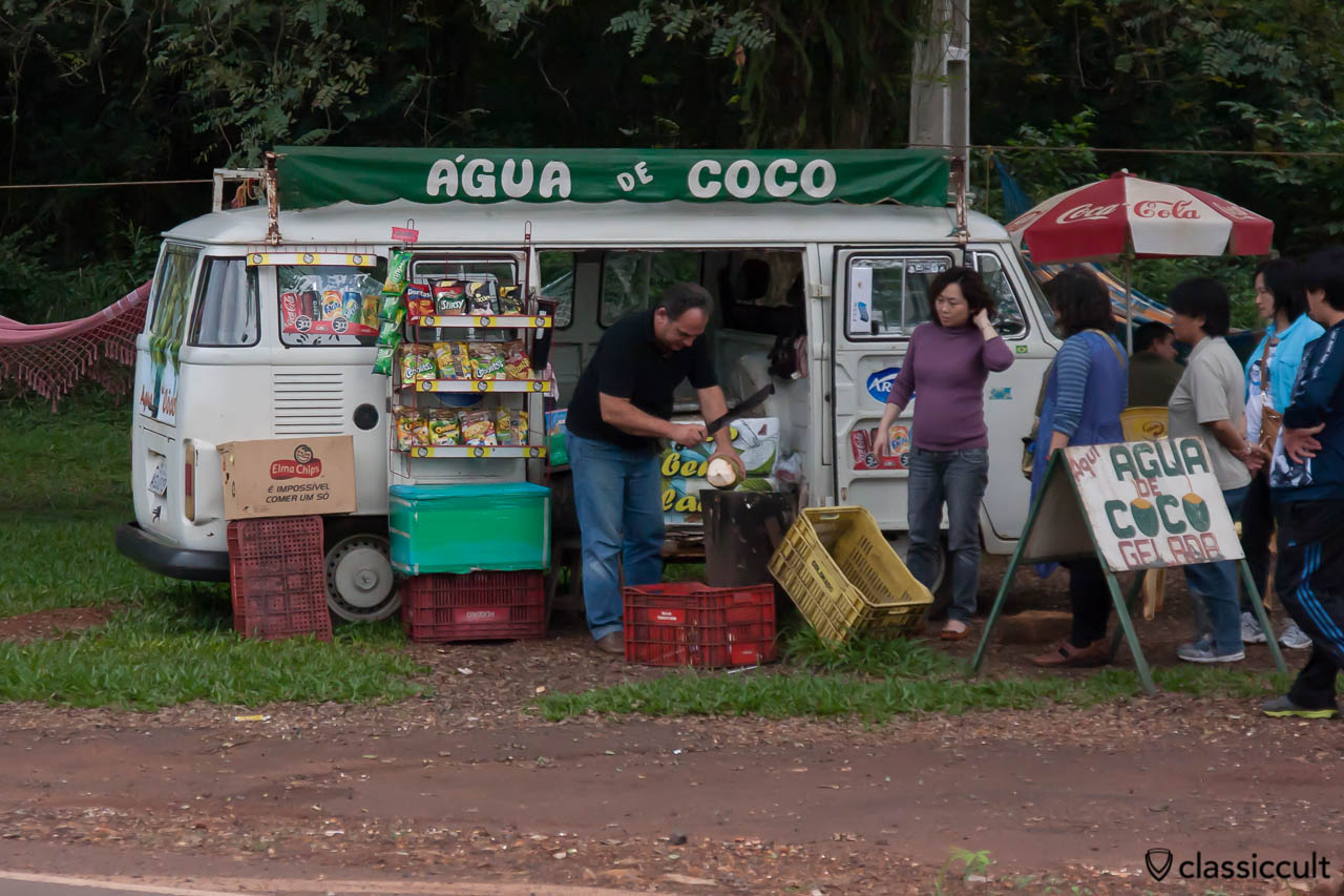 Brazilian VW Bay Bus around Iguazu Falls