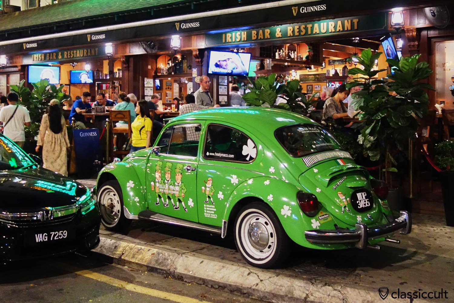 VW Beetle Kuala Lumpur Healy Macs Irish Bar