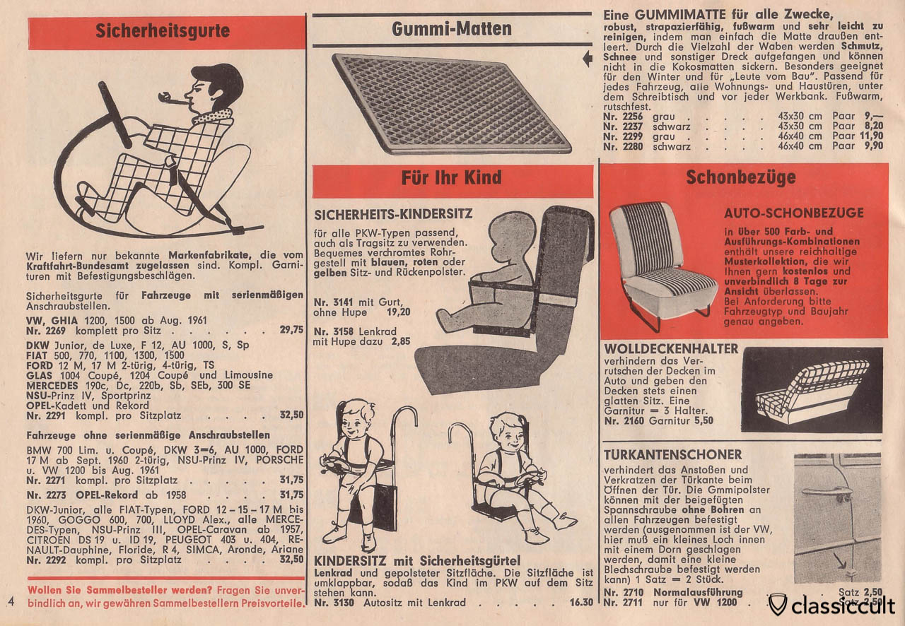 child seat, Page 4
