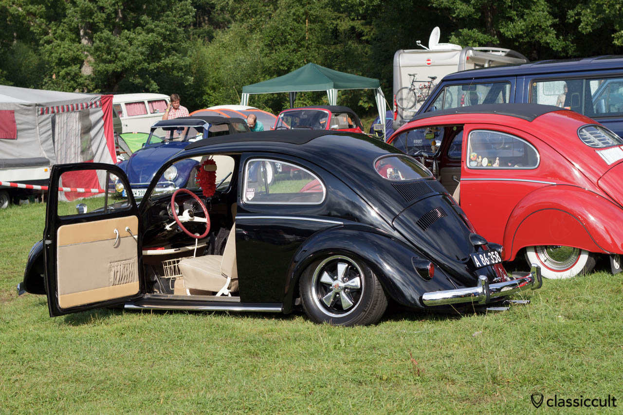 Black VW Oval Beetle