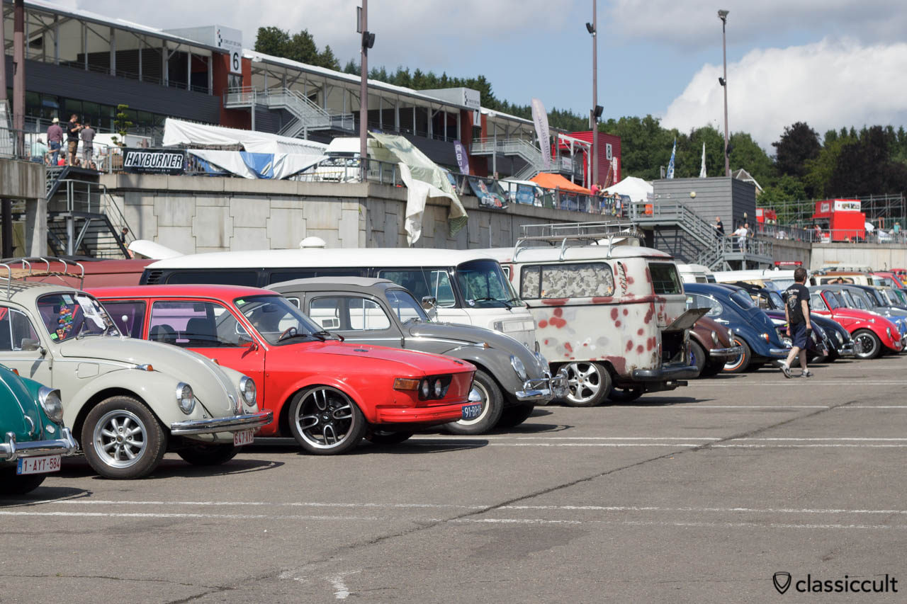 Classic Volkswagen line up Bug Show 2013