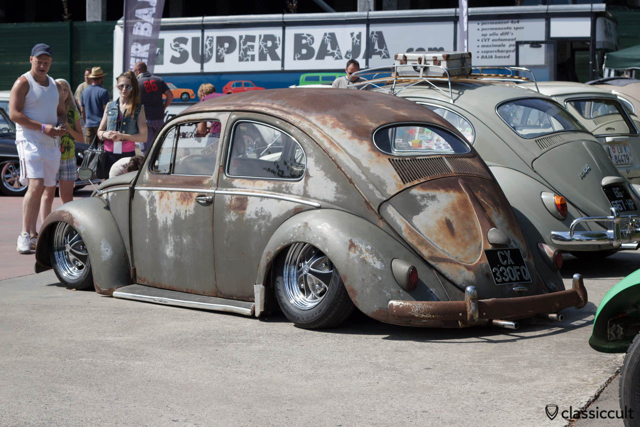 slammed Oval Bug with Patina