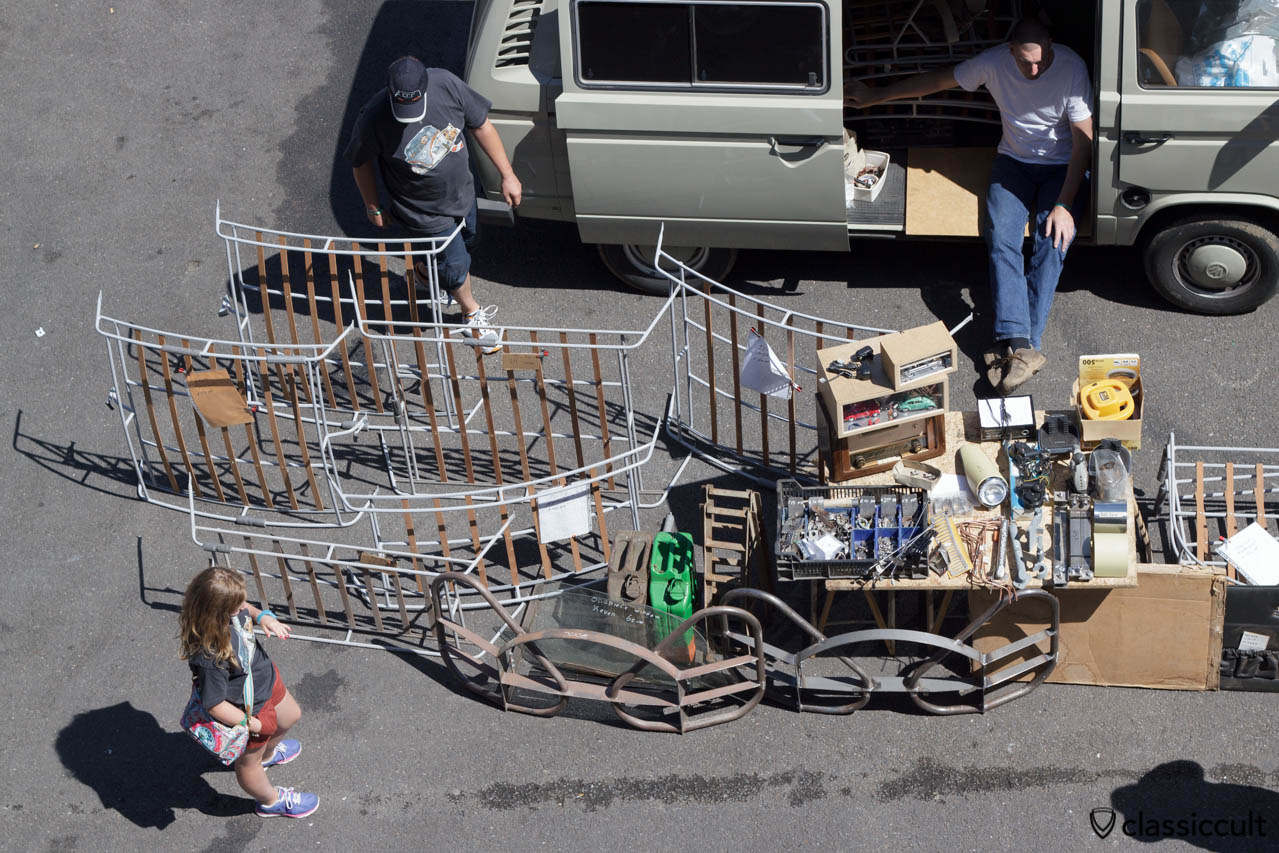 VW T1 roof racks at swap meet