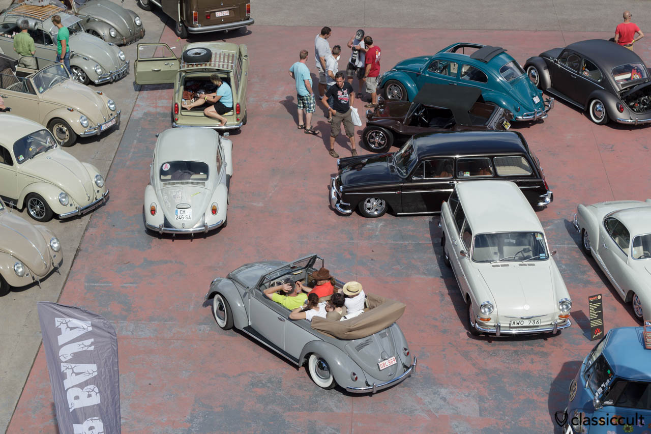 VW Vert fully loaded for the big parade.