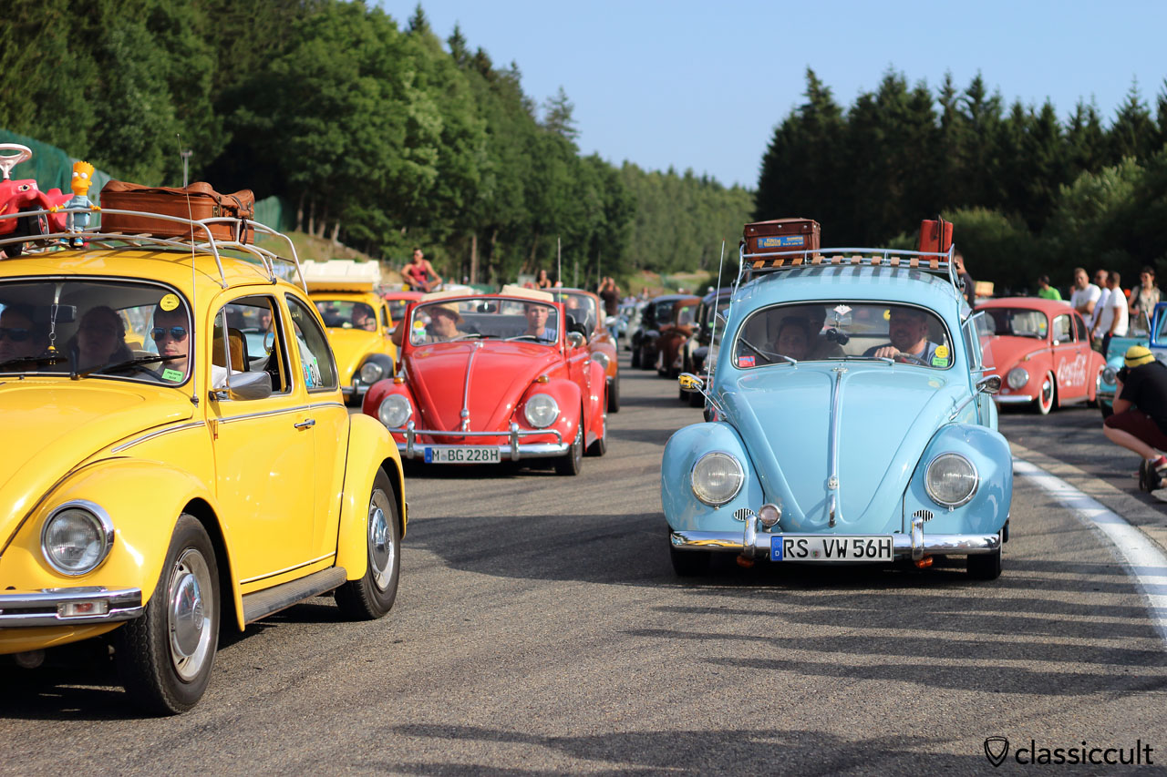 VW Beetles at Bug Show Grand Parade 2015