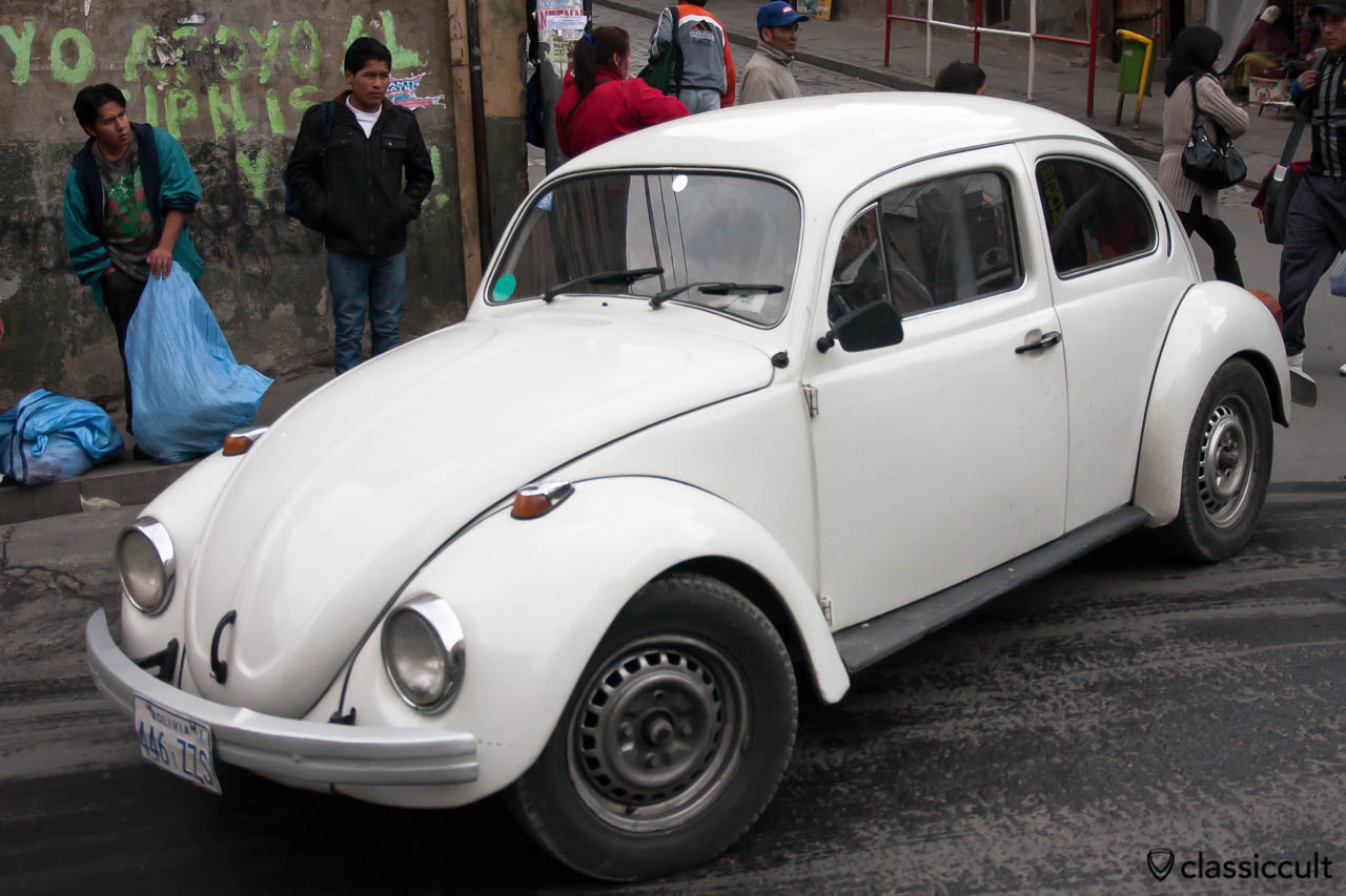 Classic VW Peta in La Paz, Bolivia, May 18, 2013