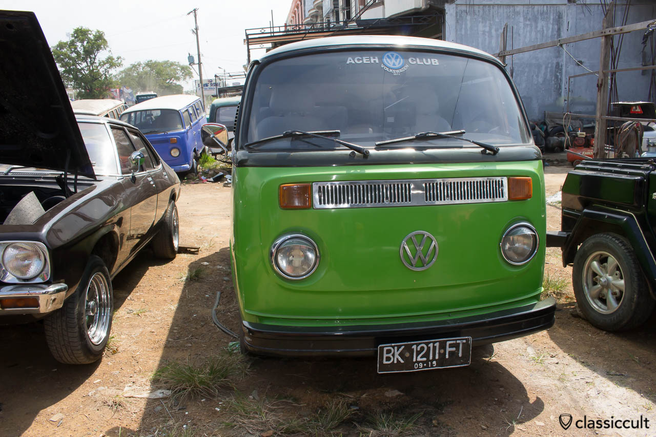 Nice German Bay Window Bus of a BANDA ACEH VW CLUB member