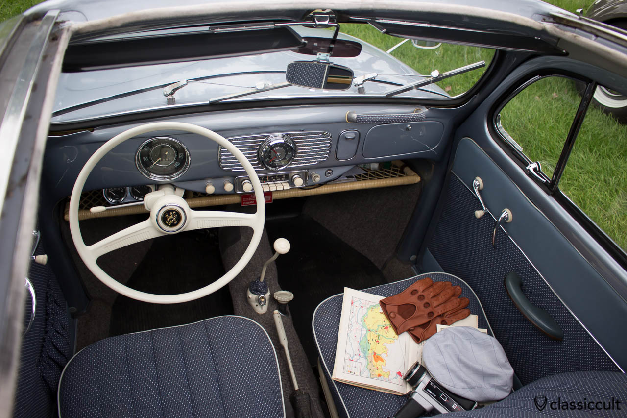 Oval Ragtop dash, steering wheel with dkw horn button