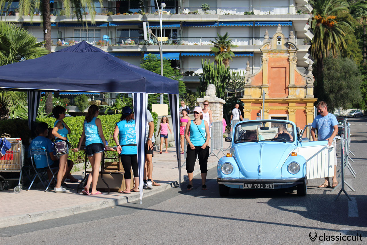 Cox Cabriolet just arrived at Menton VW Meeting 2014