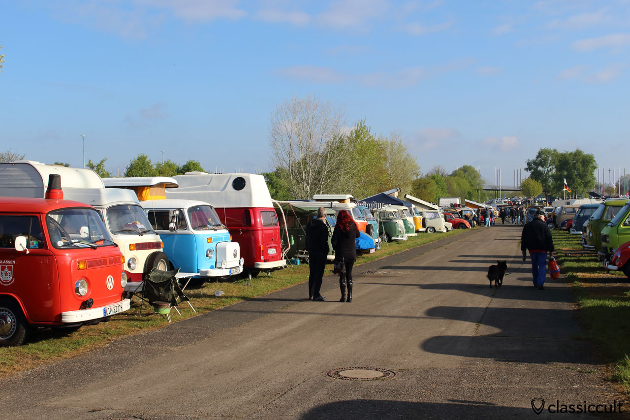 Maikäfertreffen 2015 Camping im VW Bus