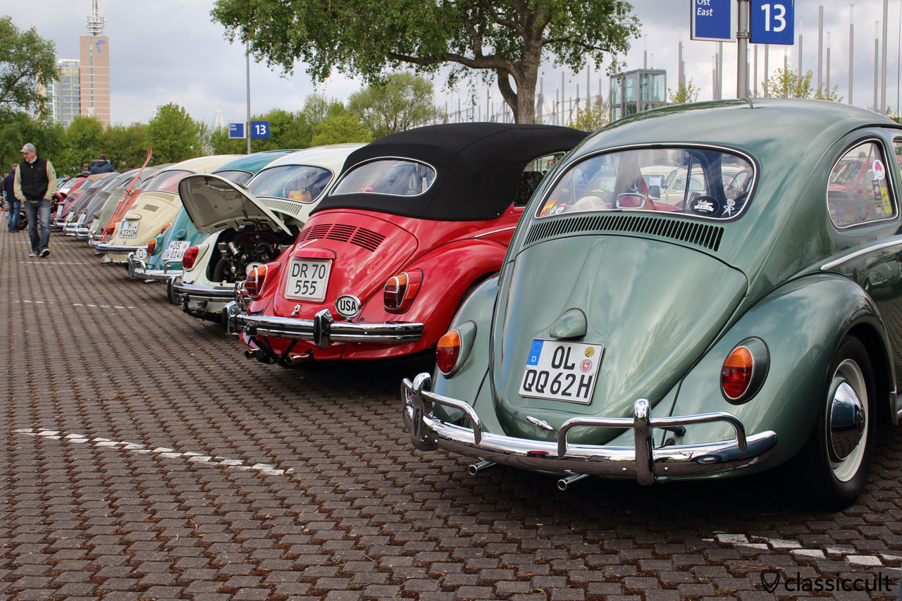 Maikäfertreffen Show & Shine, hier insbesondere einige Käfer mit „Dauerparkplatz“ 
