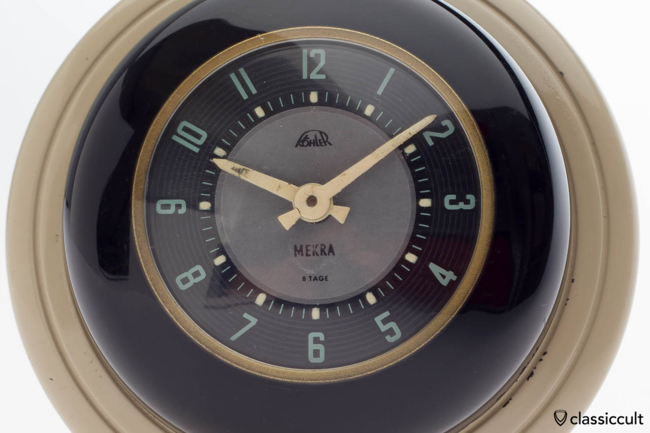 awesome Mekra Koehler 8 Tage Split Bug clock