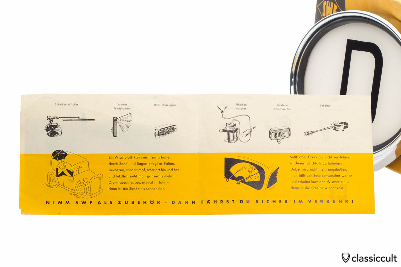 SWF D Plate Accessories Brochure SWF 1955