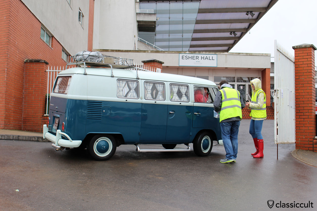 T1 Bus at 8:33 a.m. searching for Esher Hall
