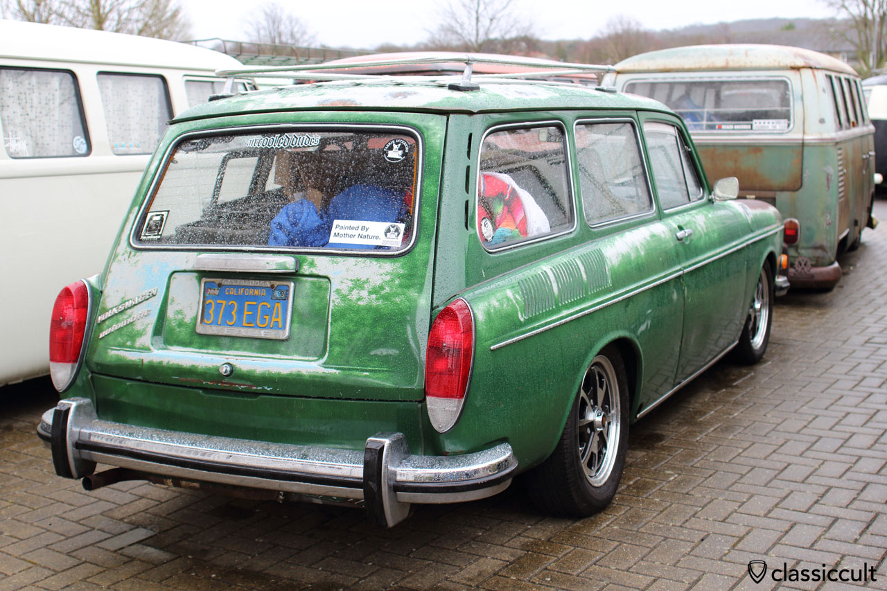 VW Type 3 squareback painted by mother nature, nice patina