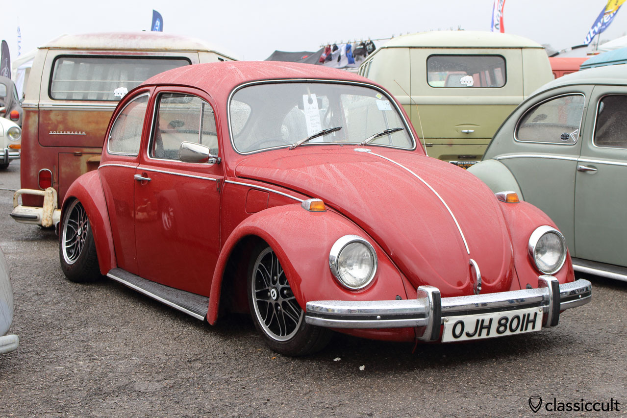 1980 VW Beetle, low and with bumper guards