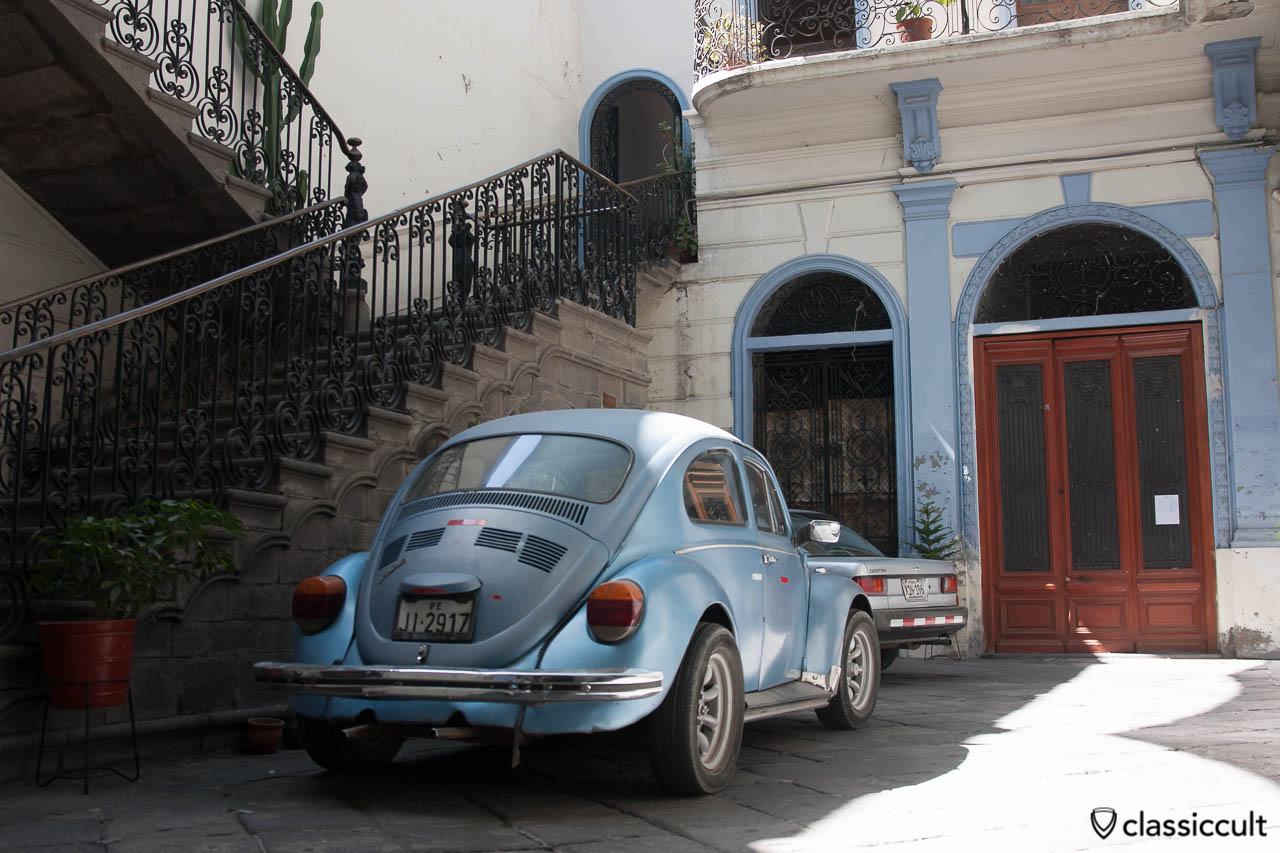 VW 1300 parking in Arequipa, Peru, May 8, 2013