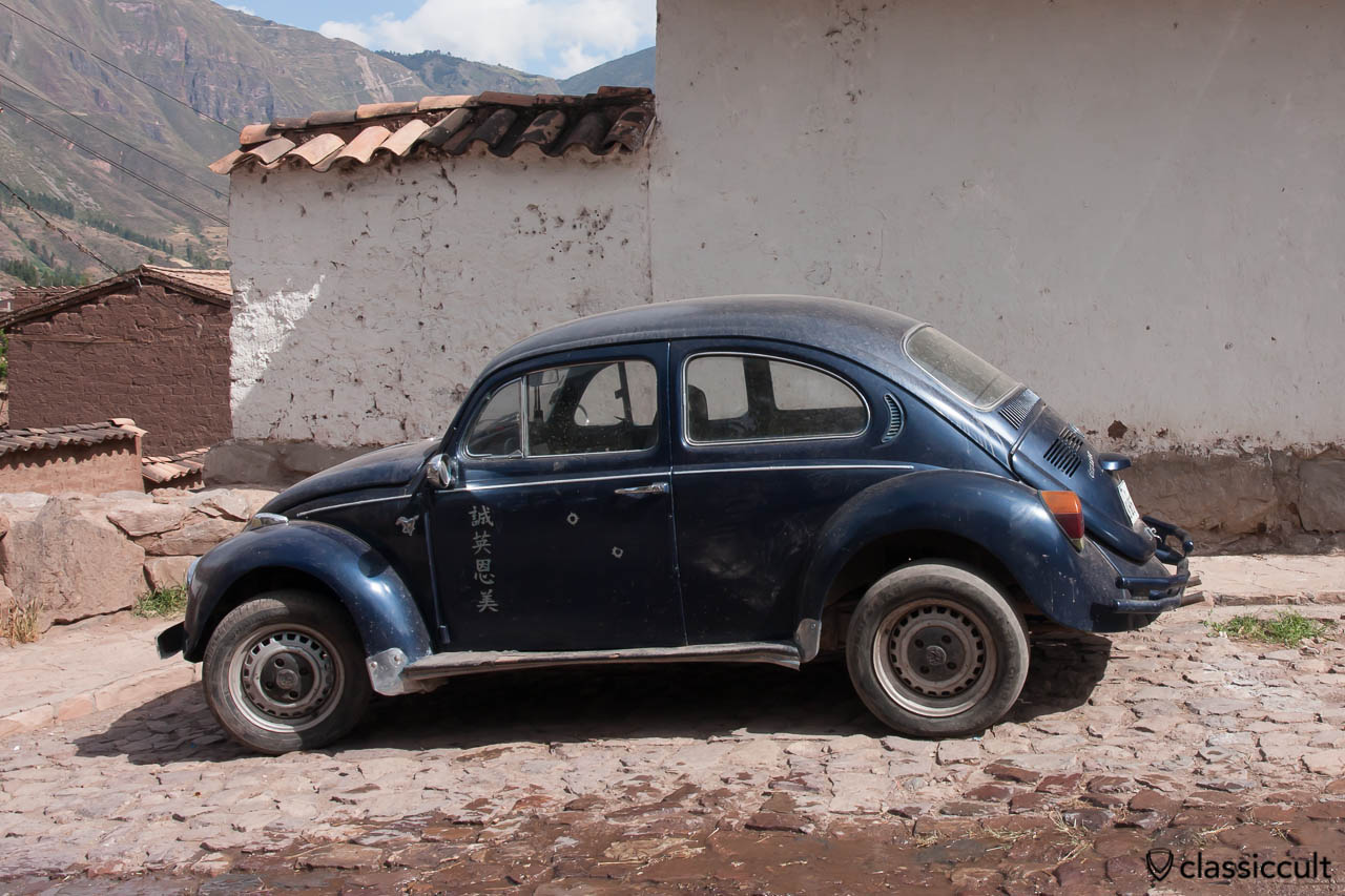 VW Beetle at the Sacred Valley, Peru, May 12, 2013