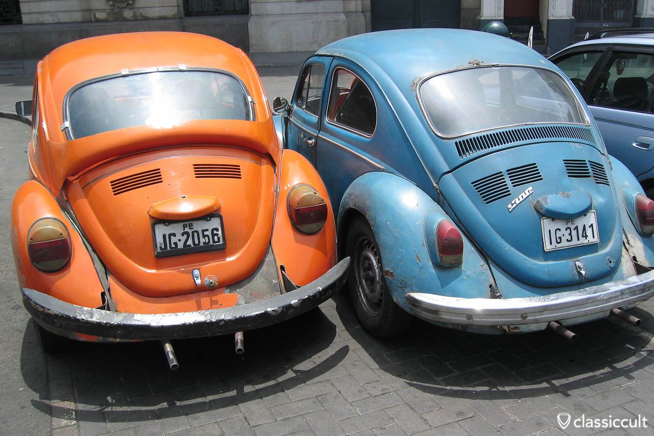 Classic Volkswagen Bugs in Peru