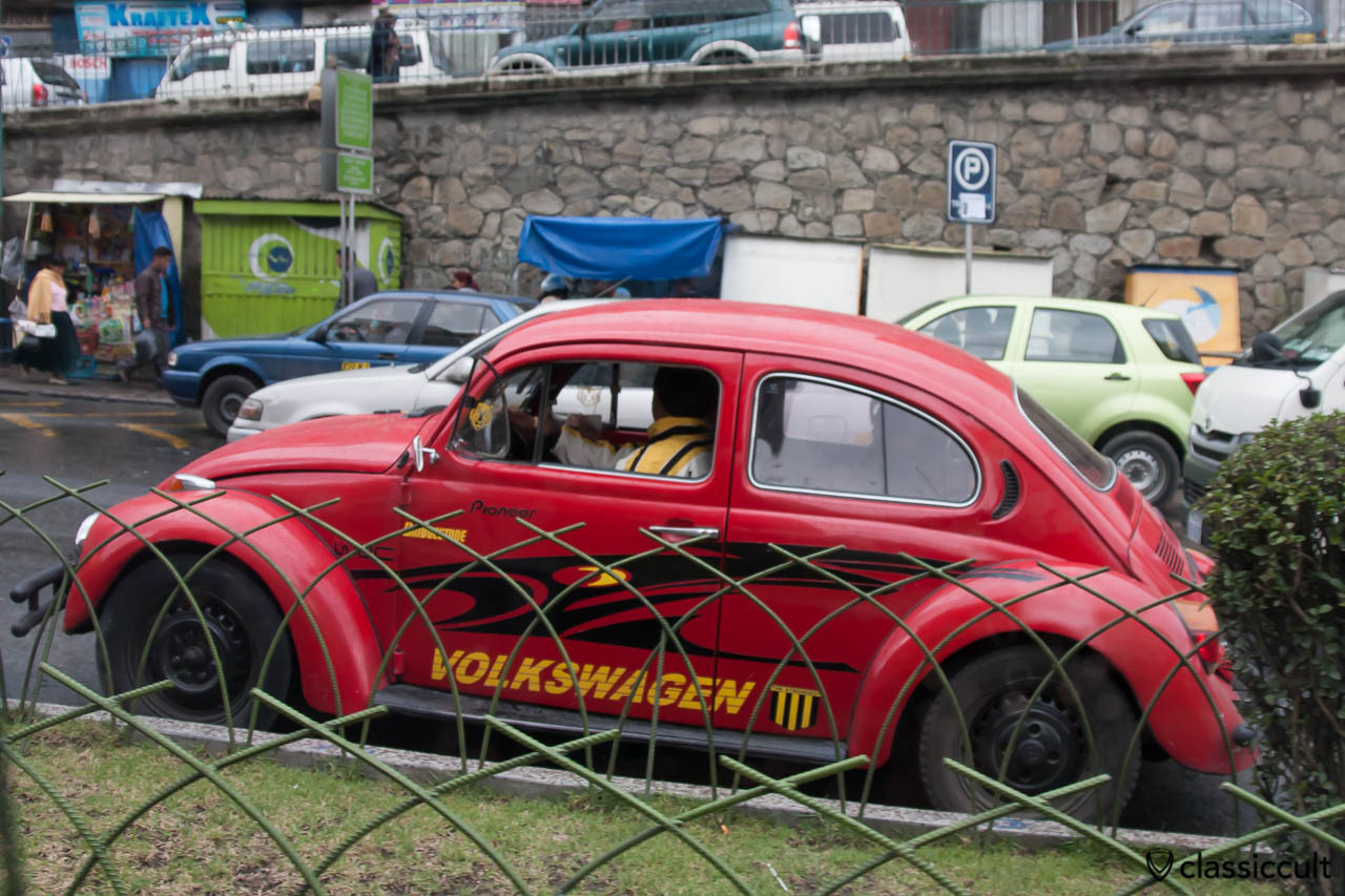 VW Bug in La Paz, Bolivia, May 18, 2013