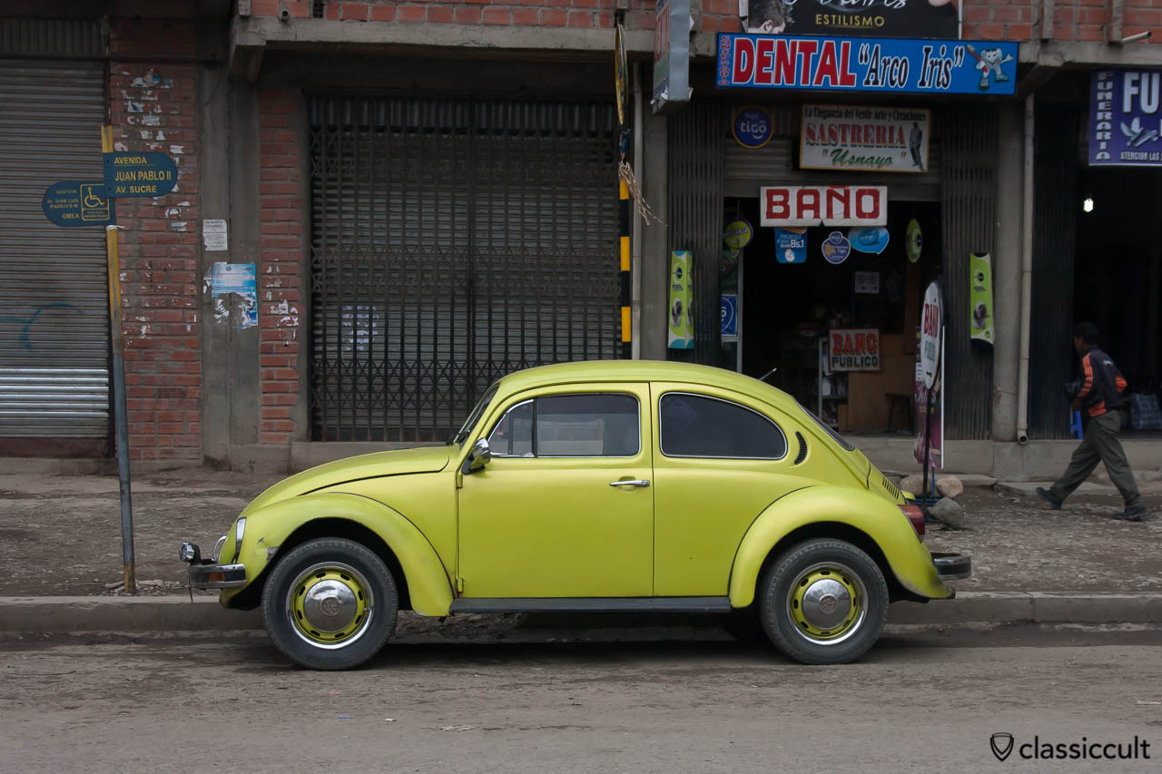 VW Peta Beetle Tiahuanaco, Bolivia, May 18, 2013