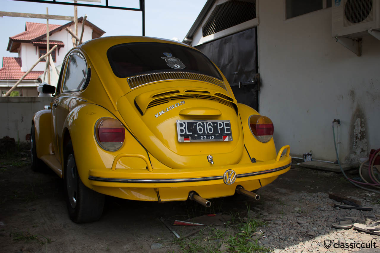 yellow VW 1303