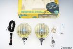 Hella 140 Fog Lamps Yellow Lens 70ies NOS