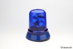 used 12V Hella Rotating Beacon KL 80 with blue lens