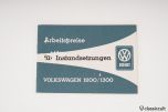 VW Bug 1200 1300 Rates for Repairs 1966 Arbeitspreise