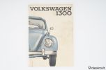 VW Beetle 1300 Owner's Manual August 1965 German