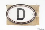 WEGU D-Sign Country Code Plate NOS