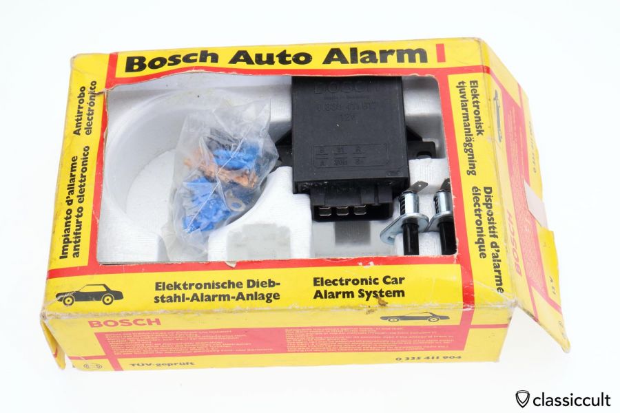 Bosch Auto Car Alarm 1 0335411017 NOS