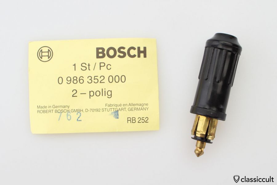 Bosch Cigarette Lighter Power Plug NOS