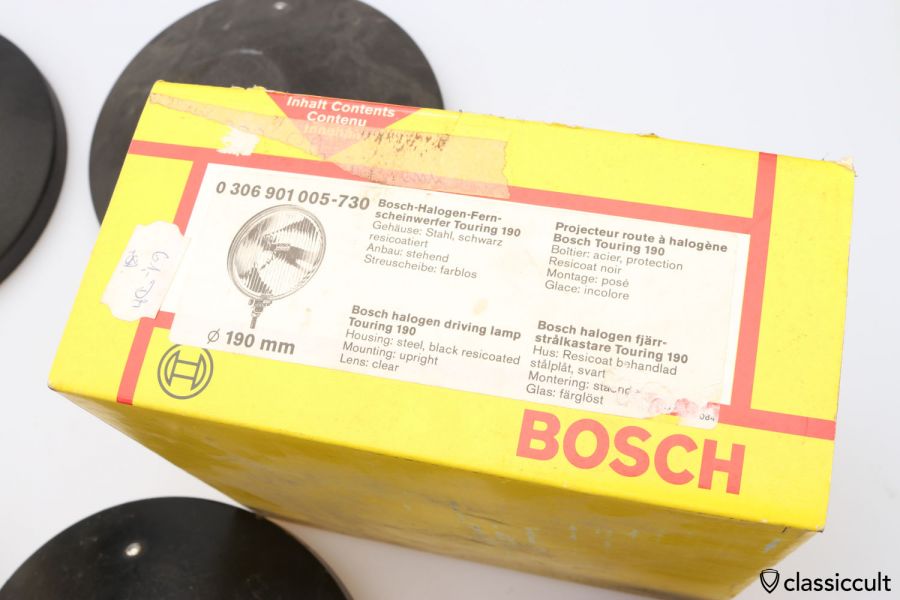 used Bosch Halogen touring 190 foglights