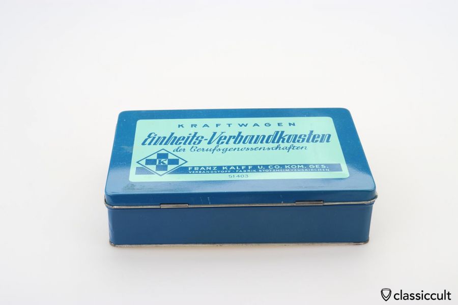 German Car first aid box 60ies