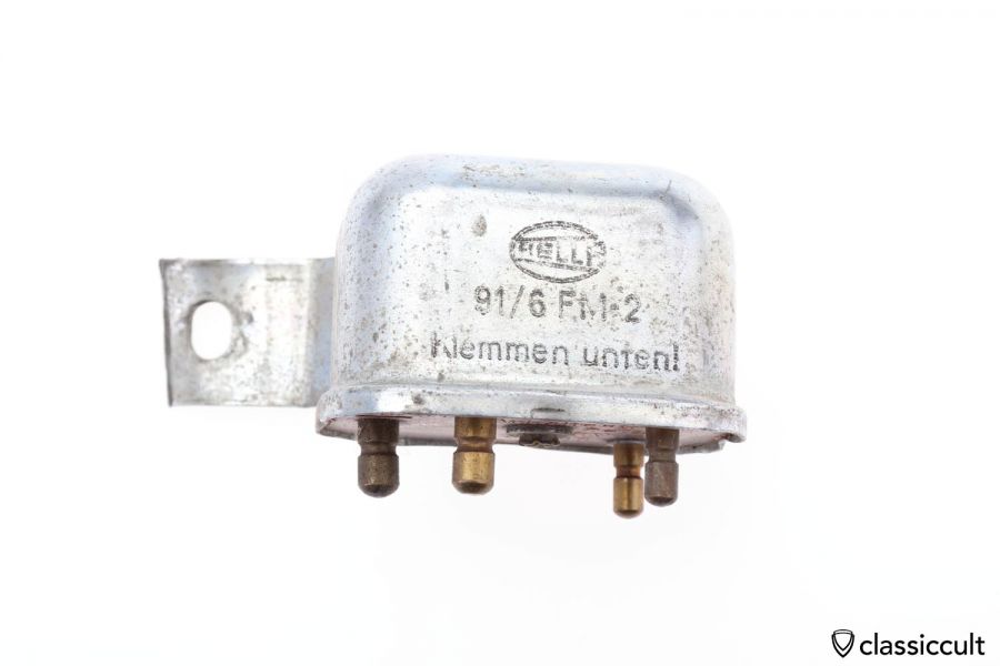6V Hella Relay 91/6 FM-2 Arbeitsstrom Relais