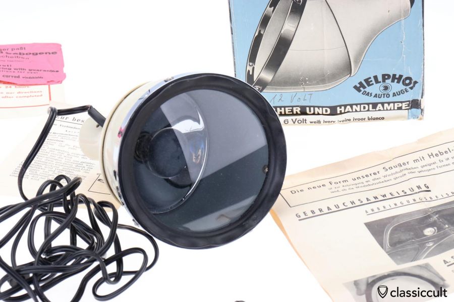 Helphos Spotlight search light lamp NOS