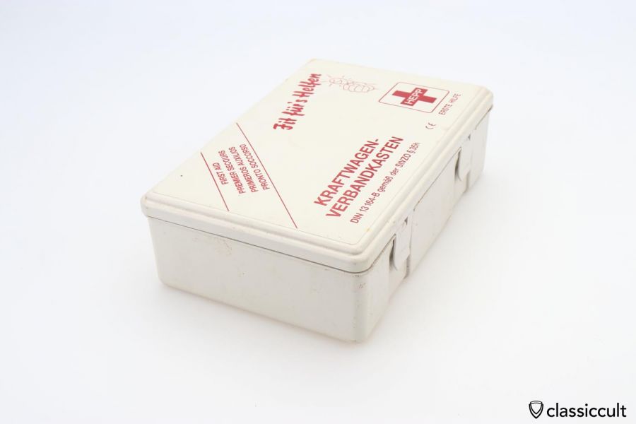 HEPP Germany car fist aid kit box 1998