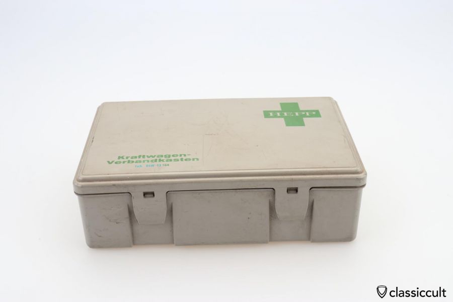 HEPP Germany car fist aid kit box 70ies