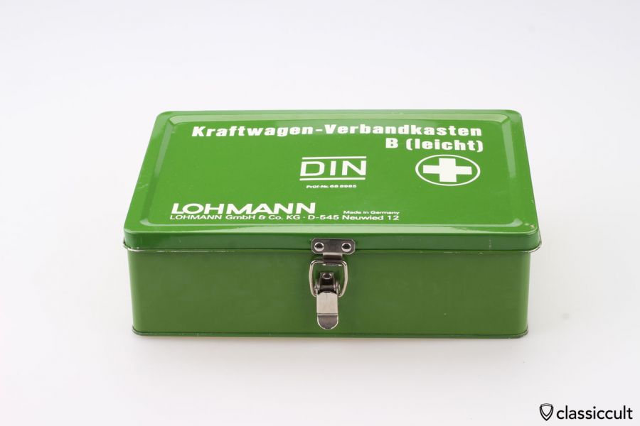 German Kraftwagen first aid kit tin box