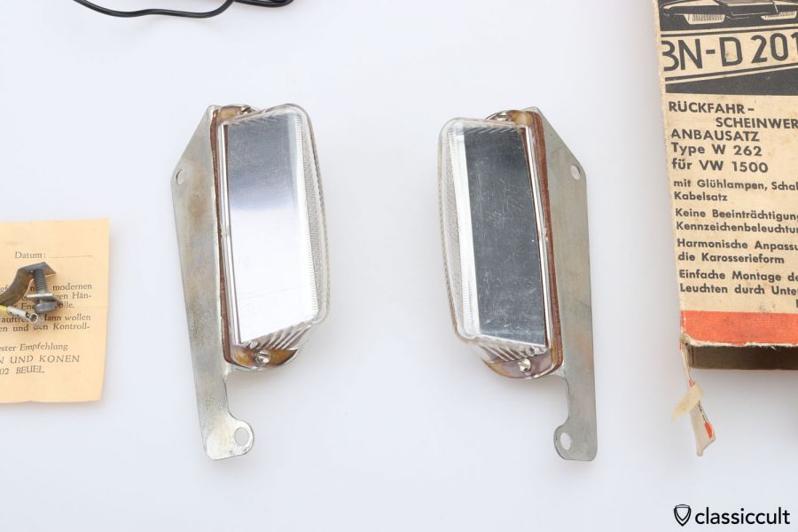 VW Type 3 Jokon reverse lights NOS