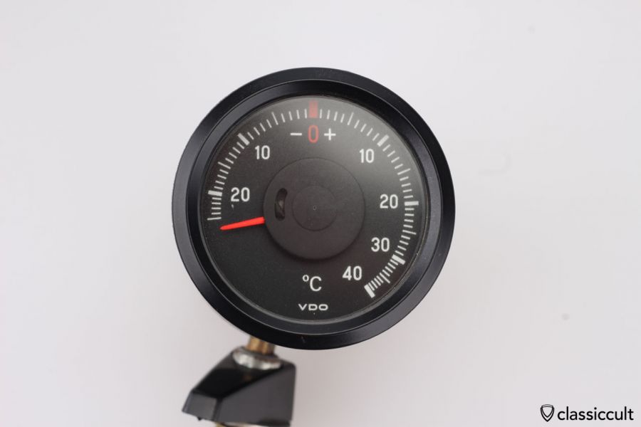 VDO Outside Temperature Gauge 1972 NOS