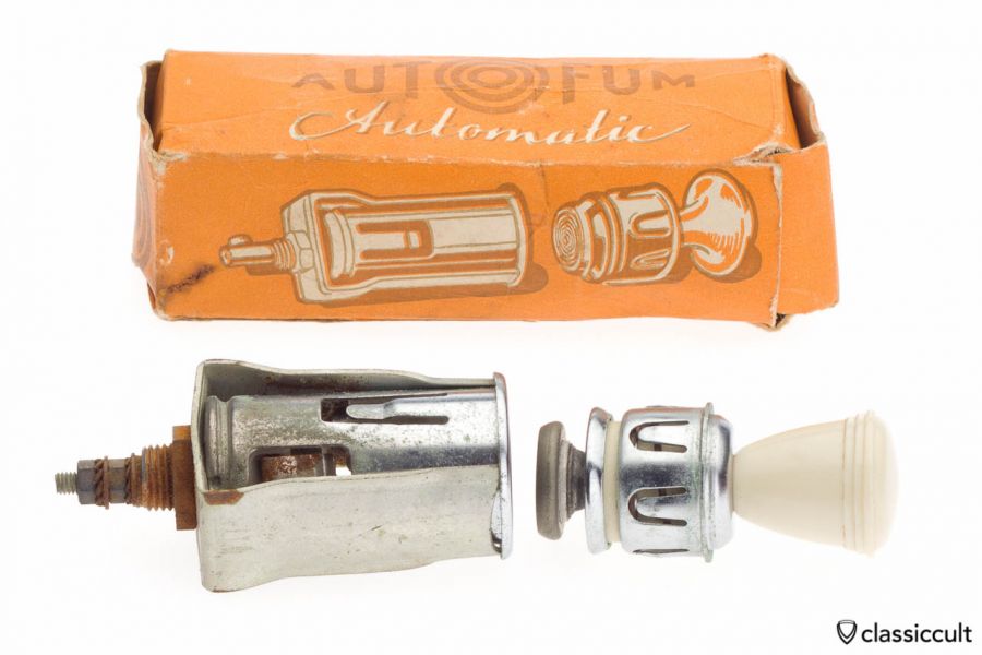 volkswagen cigarette lighter VW Beetle Autofum Cigarette Lighter 6V NOS