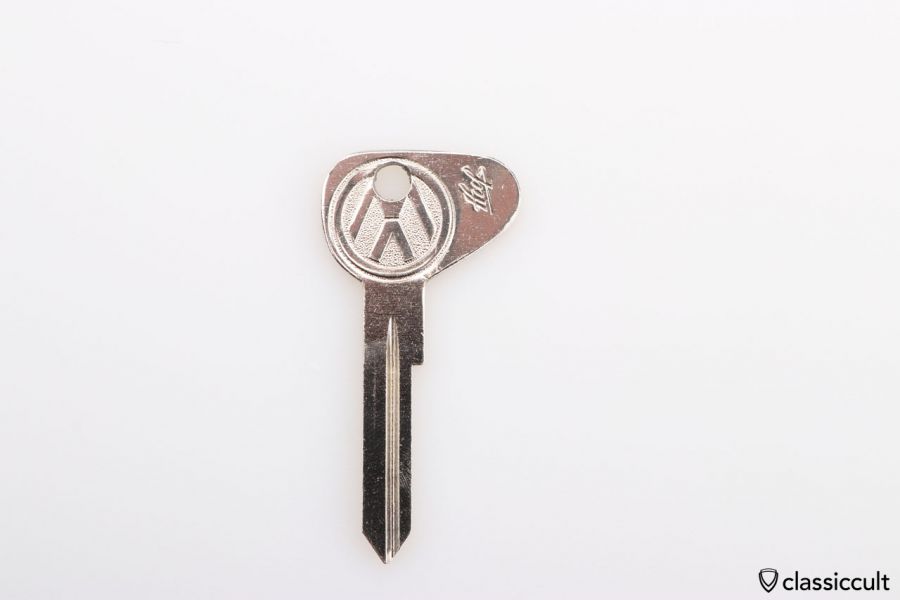 VW Beetle Huf Key Blank M Code NOS