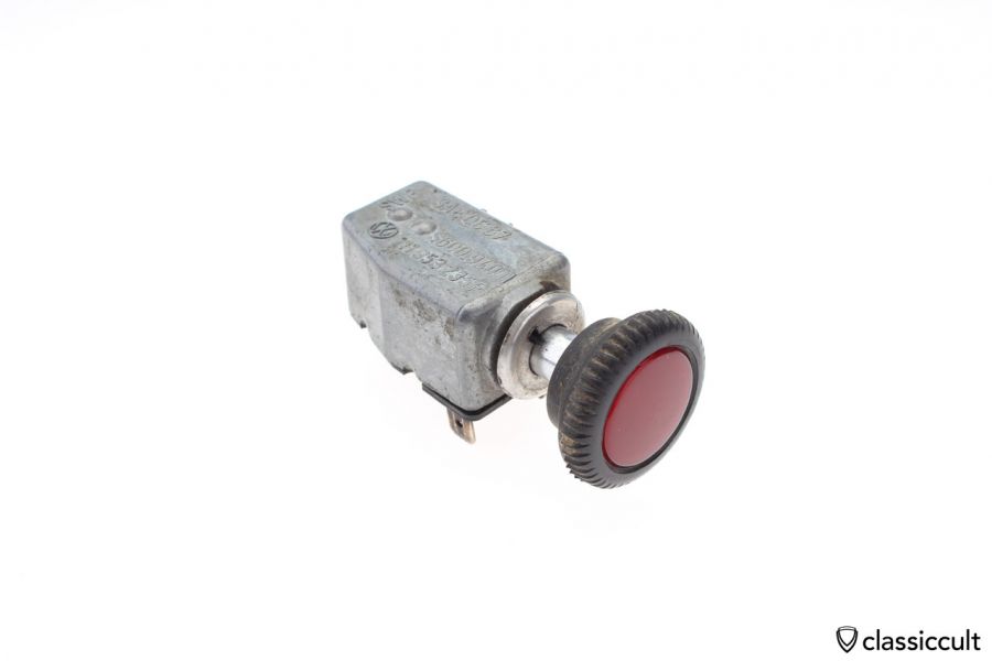 VW Hazard Switch Emergency flasher 111953235F