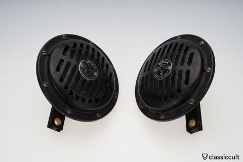 Bosch horn set # 0320201006 and 0320201007 6V