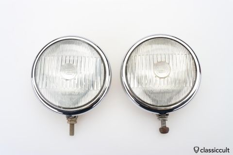 Vintage Bosch chrome foglight set 60ies