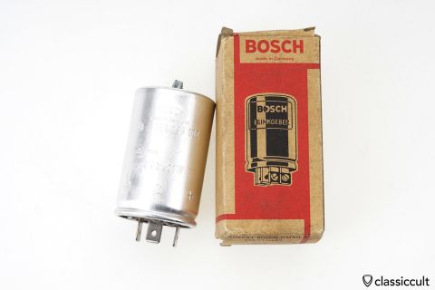 Bosch Germany 12V Flasher 0336256002 VW 1966 up NOS