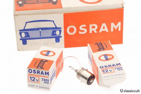 Osram 7301 12V 45W fog light bulb NOS